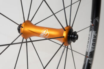 orange road rim brake wheels