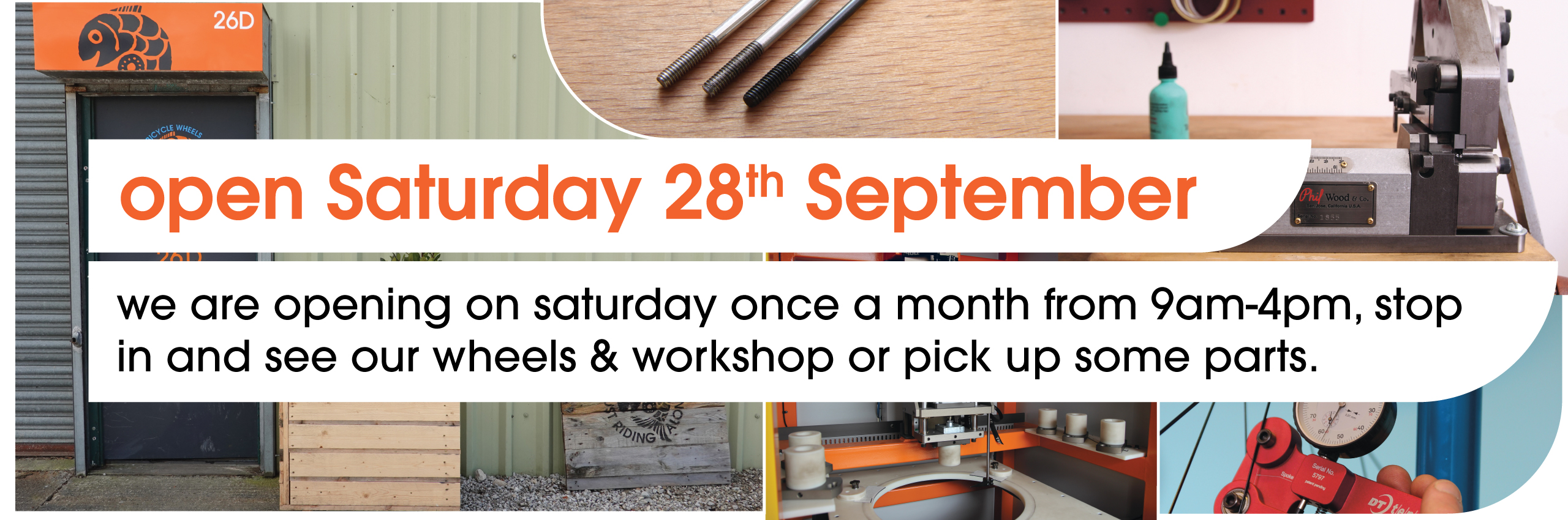 open Saturday 28th September